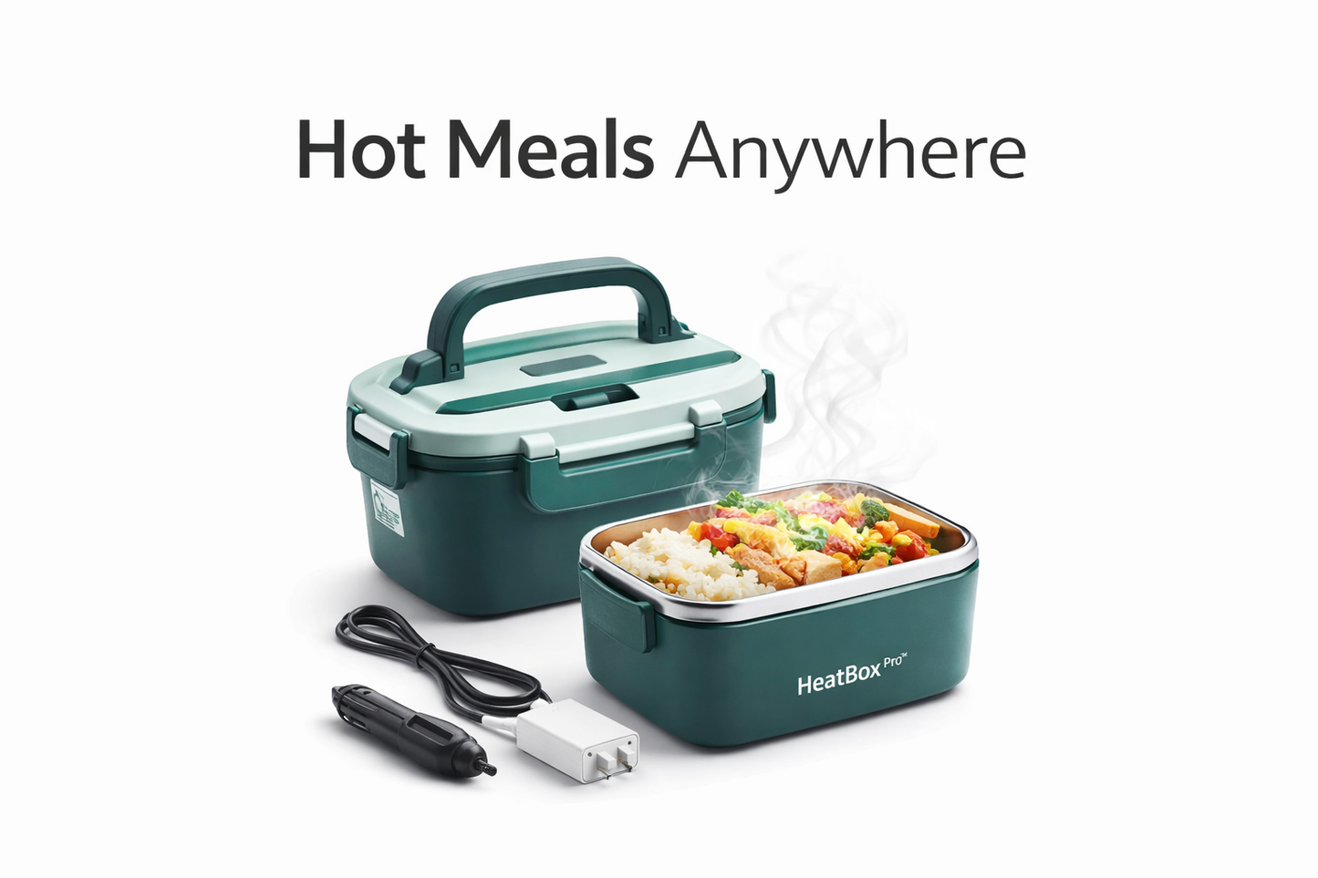 HeatBox™ Portable Electric Lunch Kit