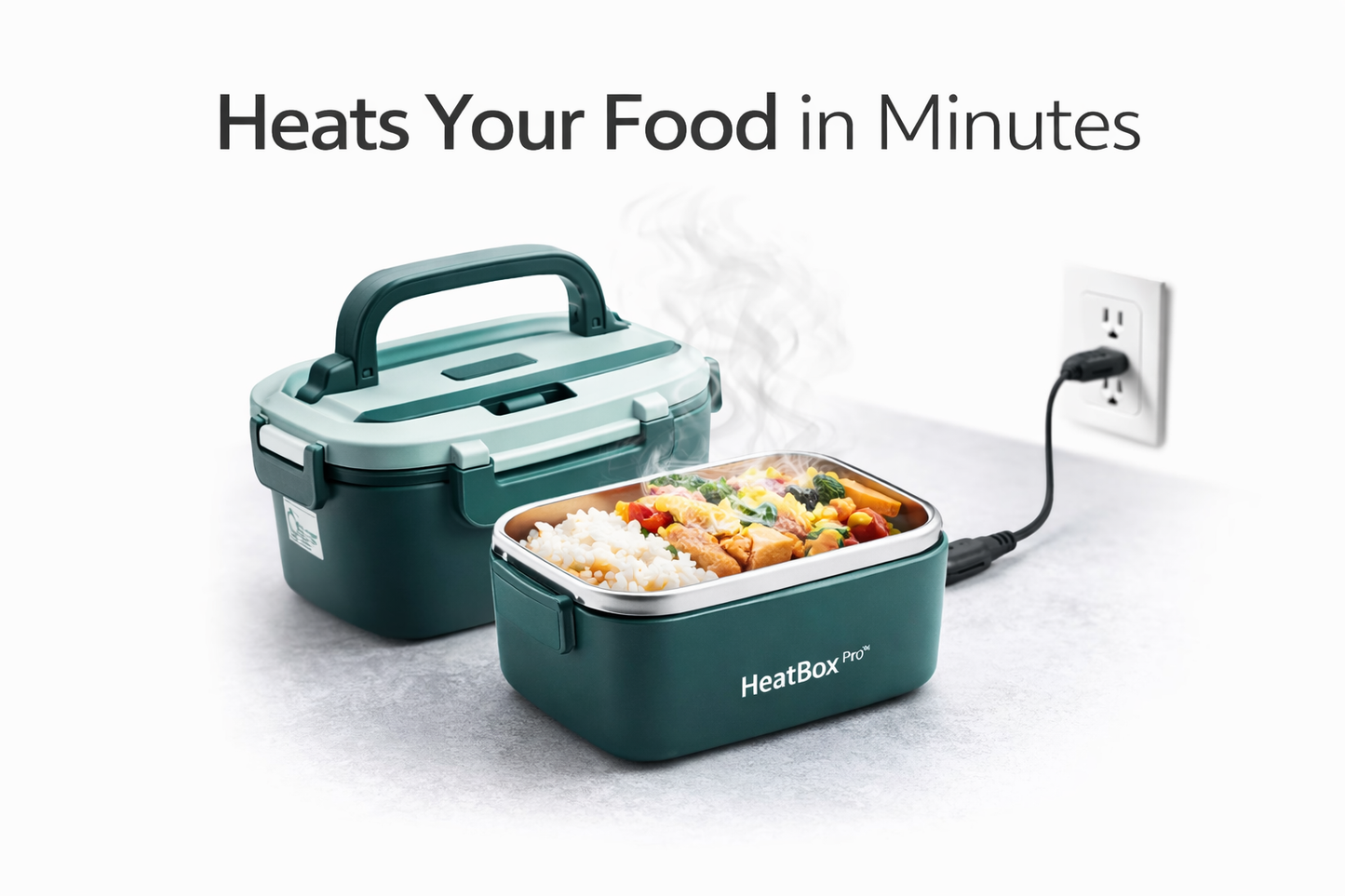 HeatBox™ Portable Electric Lunch Kit